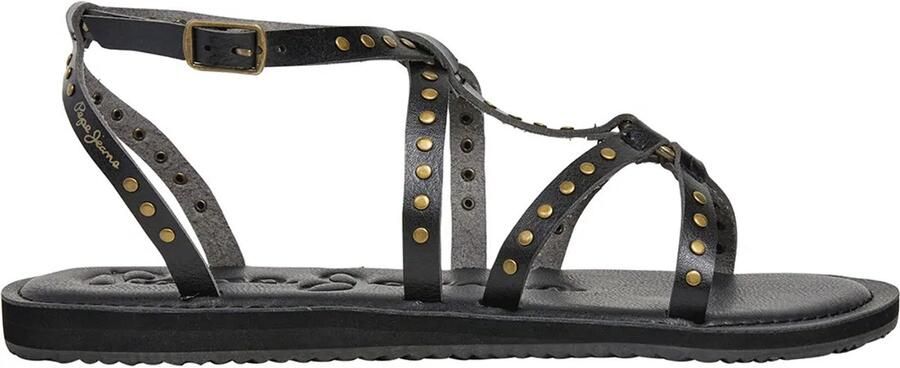 Pepe Jeans Rio Studs Slippers Zwart Vrouw