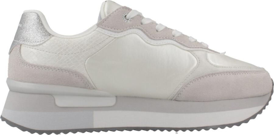 Pepe Jeans Rusper Shine Schoenen Wit Vrouw