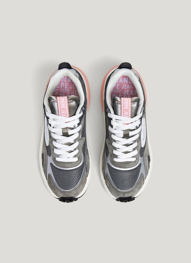 Pepe Jeans Sneakers laag 'Winslow Soft' grijs donkergrijs wit