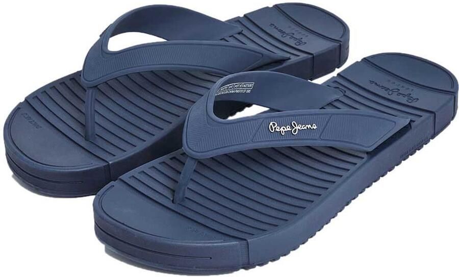Pepe Jeans Shore Flip Flops Blue Heren