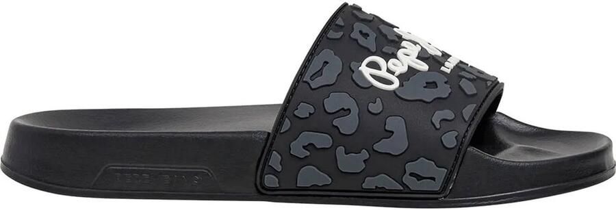 Pepe Jeans Slider Leo Slippers Zwart Vrouw
