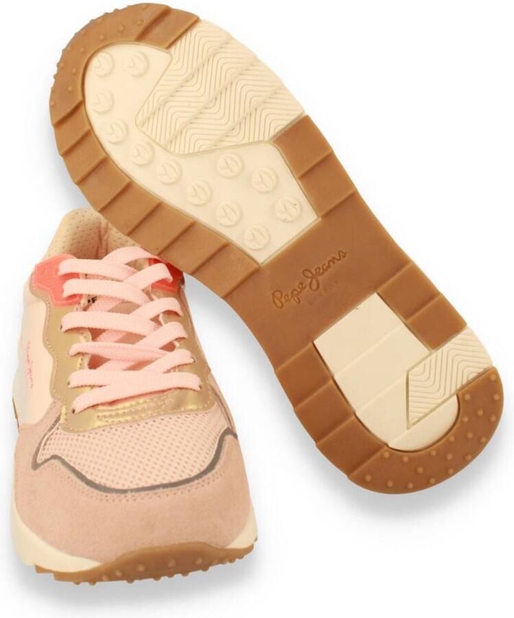 Pepe Jeans Sportieve Schoenen Roze Leer en Textiel - Foto 3