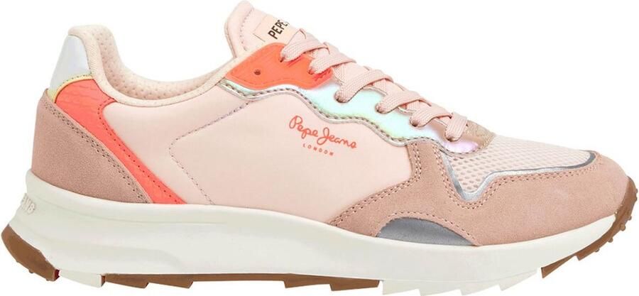 Pepe Jeans Sportieve Schoenen Roze Leer en Textiel - Foto 8