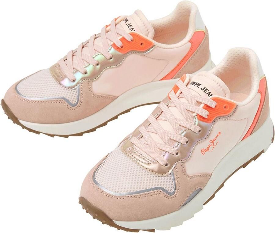Pepe Jeans Sportieve Schoenen Roze Leer en Textiel - Foto 2