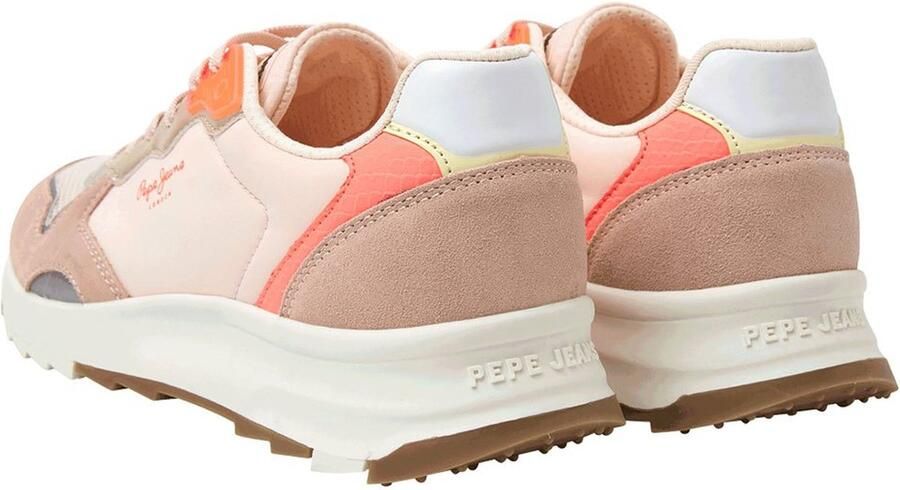 Pepe Jeans Sportieve Schoenen Roze Leer en Textiel - Foto 6