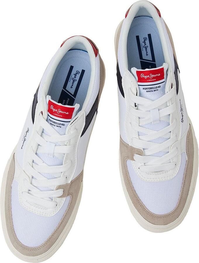 Pepe Jeans Sport Series Heren Sportschoenen Met Leer Multicolor - Foto 7