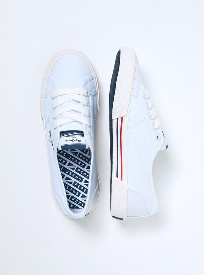Pepe Jeans Pls31287 Brady Sneakers Wit Dames - Foto 4