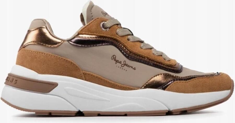 Pepe Jeans Sportschoenen Dames Bruin Veters