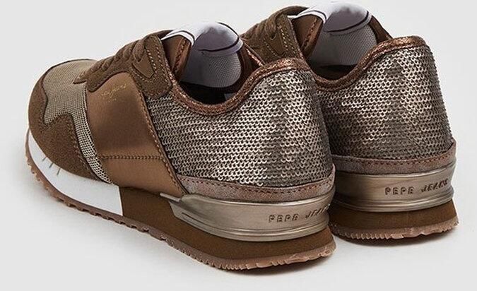 Pepe Jeans Serie Sportschoenen Bruin Vetersluiting Logo - Foto 6
