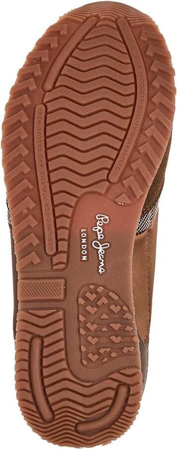 Pepe Jeans Serie Sportschoenen Bruin Vetersluiting Logo - Foto 5