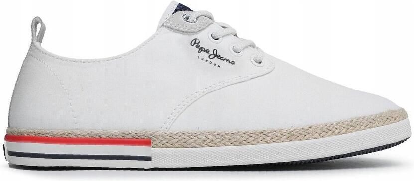 Pepe Jeans Sportschoenen Wit Veters Comfortabel