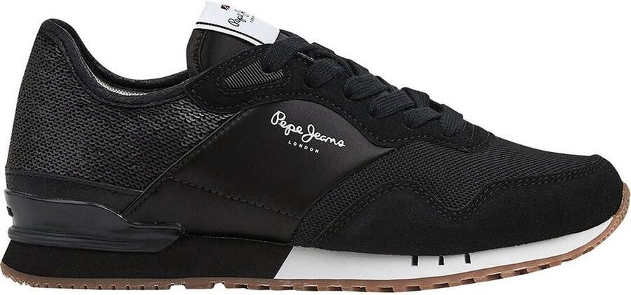Pepe Jeans London Sequins Sneakers Dames Black - Foto 4
