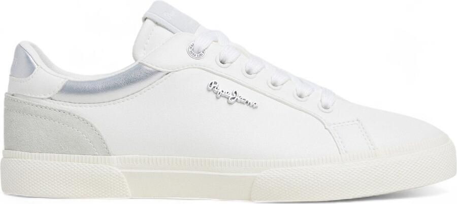 Pepe Jeans Sneakers laag 'KENTON COURT' grijs zilver wit