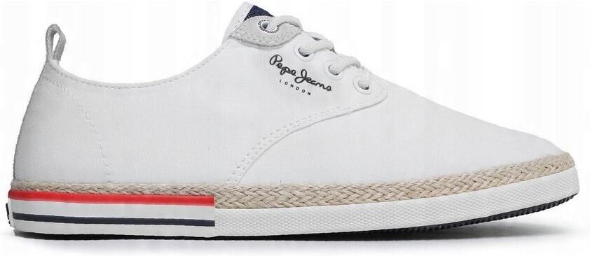Pepe Jeans Veterschoenen Wit Textiel