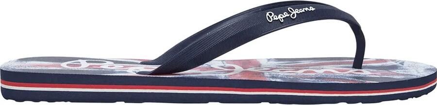 Pepe Jeans Whale Brand Slippers Blauw Man