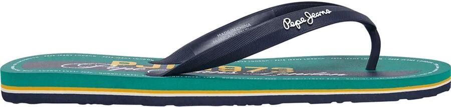 Pepe Jeans Whale Club Slippers Groen Man