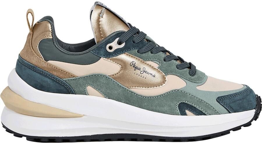 Pepe Jeans Winslow Fun Schoenen Beige Groen Vrouw