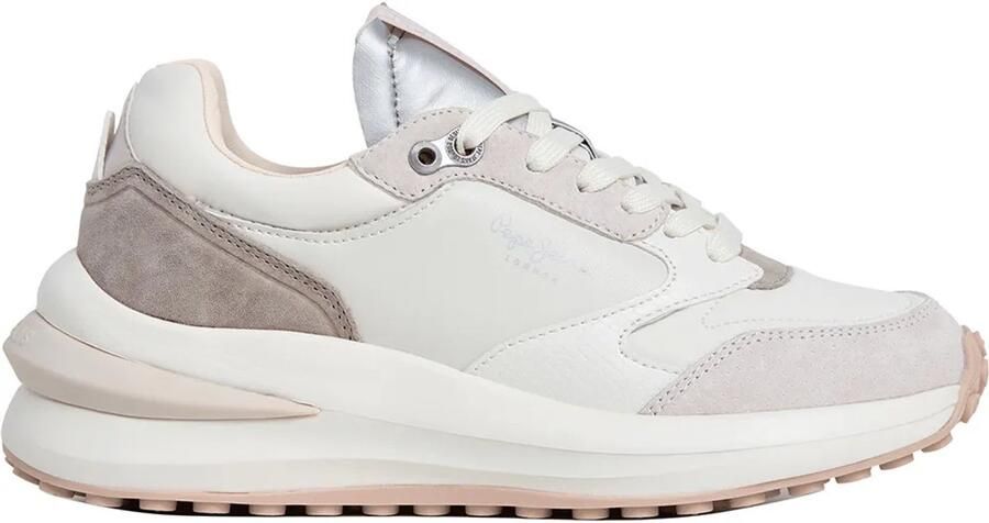 Pepe Jeans Winslow Snake Schoenen Wit Vrouw