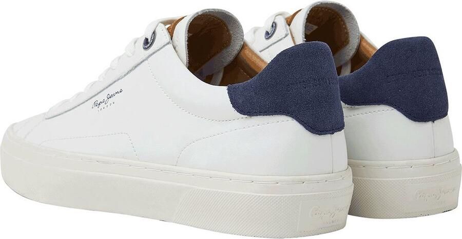 Pepe Jeans Heren Sneaker Yogi Original 23 White WIT - Foto 2