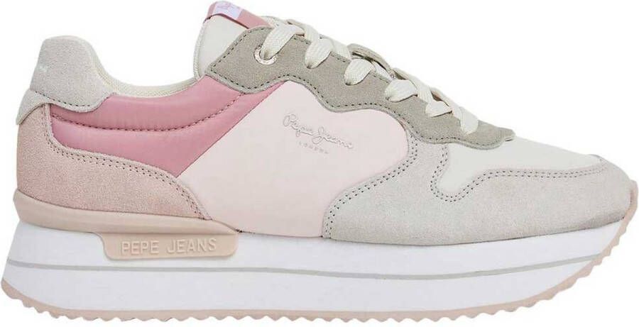 Pepe Jeans Rusper Jelly Sneakers Stijl en Comfort Pink Dames