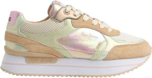 Pepe Jeans Rusper Pearl Lage Sneakers Beige Vrouw