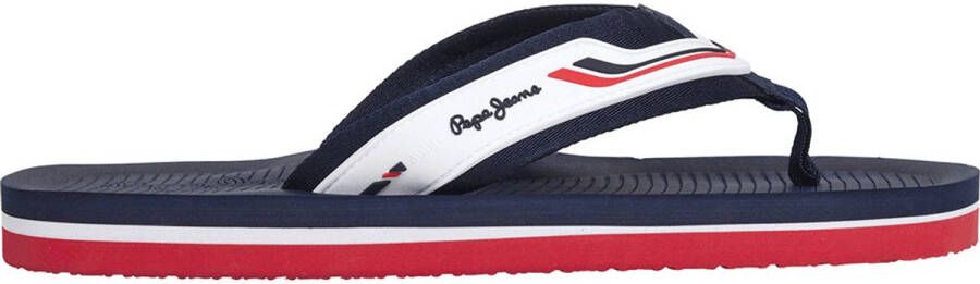 Pepe Jeans West Club Slippers Blauw Man