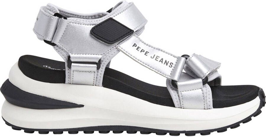 Pepe Jeans Winslove Shine Sandalen Zilver Vrouw