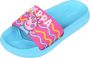 Peppa Pig Lichtblauwe-roze pantoffels voor meisjes - Thumbnail 2