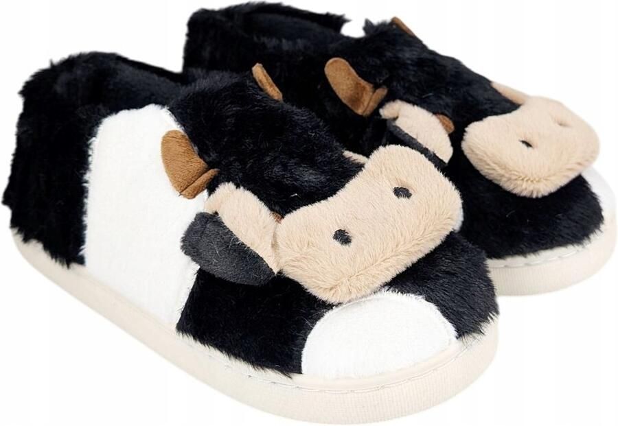 Permani Dames Pantoffels Koeien Warm & Knus