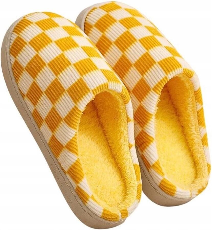 Permani Dames Pantoffels Ruit Lichtgewicht Comfortabel