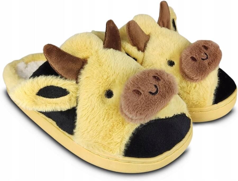 Permani Dames Pantoffels Zachte Koe 36 37 Comfortabel Huiselijk