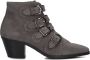 PERTINI Enkellaarsjes Dames 12368 Maat: 41 5 Materiaal: Suède Kleur: Grijs - Thumbnail 2