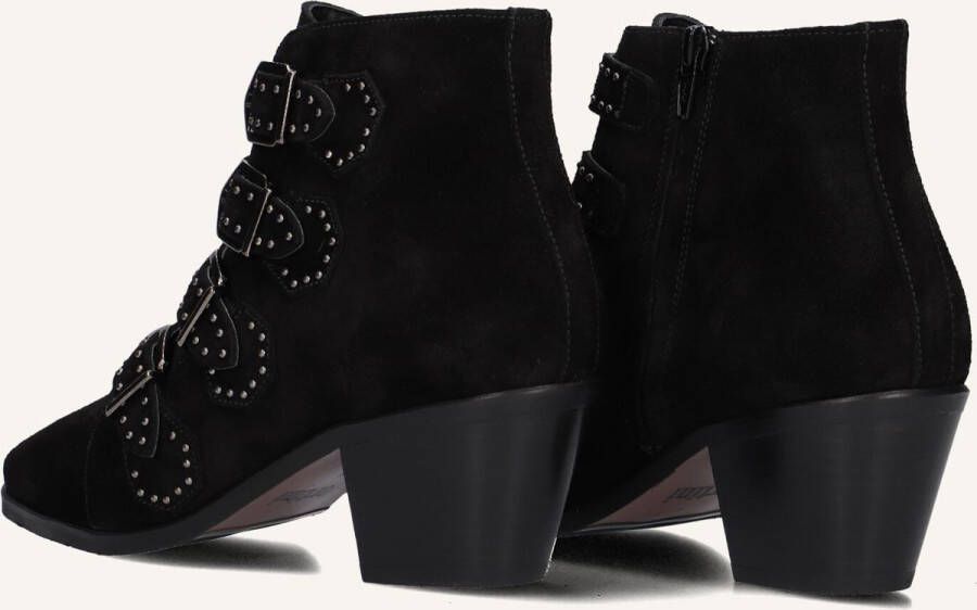 Pertini 12368 Enkellaarsjes Enkelboots met rits Dames Zwart