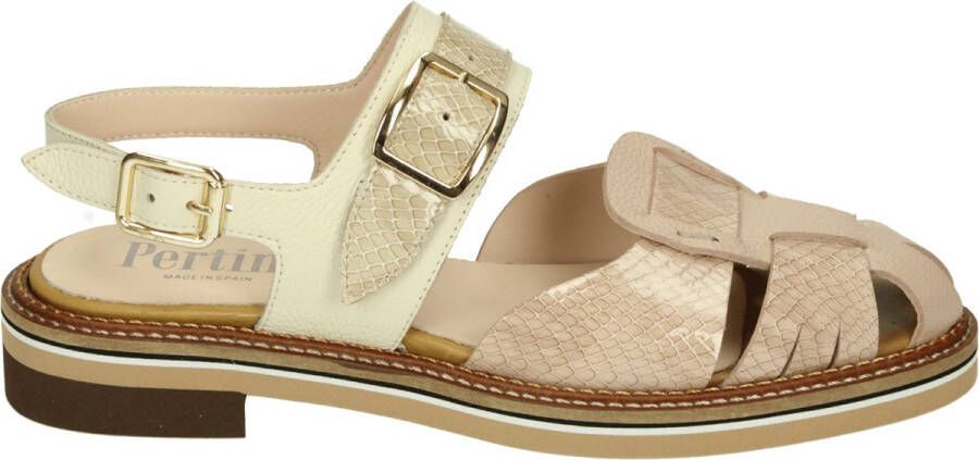 Pertini 241W32636 ~ABBOT~~~~~~~~~~~~~ Platte sandalen Wit beige
