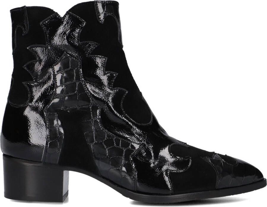 PERTINI Enkellaarsjes Dames 32709 Maat: 38 5 Materiaal: Suède Kleur: Zwart - Foto 2