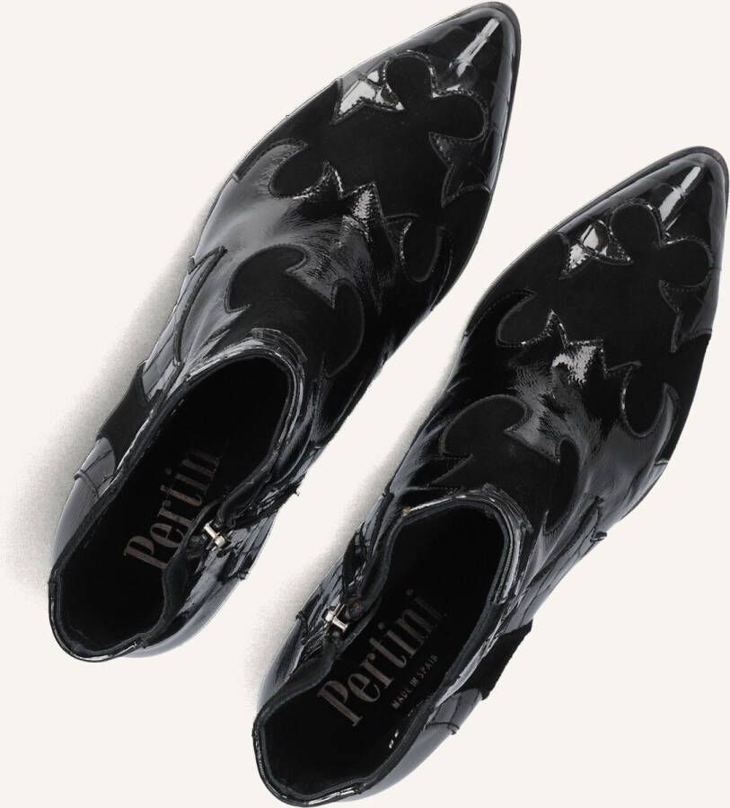 PERTINI Enkellaarsjes Dames 32709 Maat: 38 5 Materiaal: Suède Kleur: Zwart - Foto 2