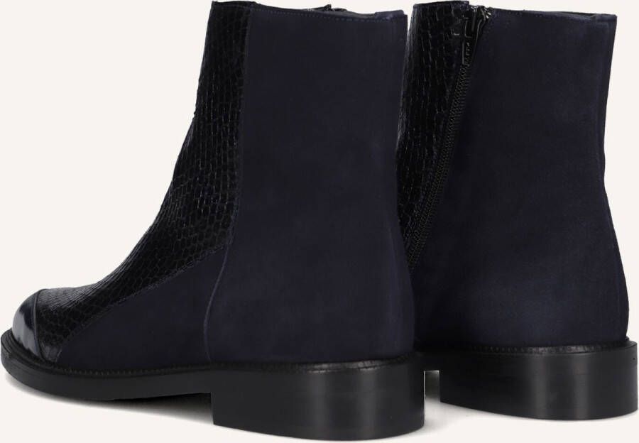 Pertini 32848 Enkellaarsjes Enkelboots met rits Dames Blauw