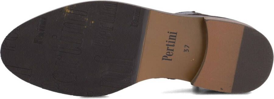 PERTINI Enkellaarsjes Dames 32848 Maat: 39 5 Materiaal: Leer Kleur: Bruin - Foto 2