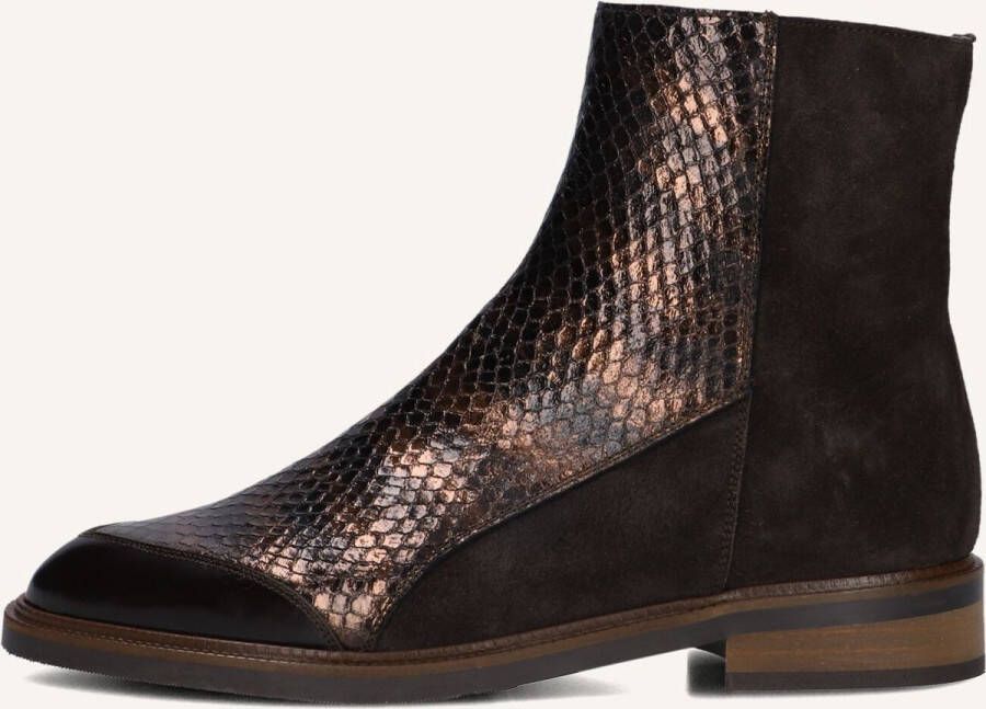 PERTINI Enkellaarsjes Dames 32848 Maat: 41 5 Materiaal: Leer Kleur: Bruin - Foto 2