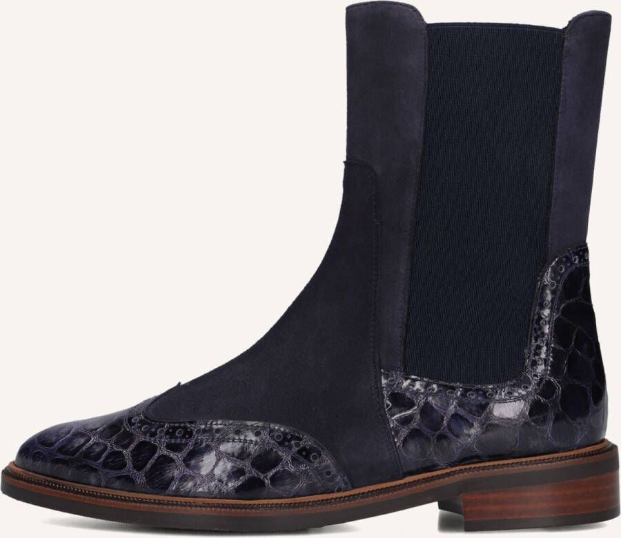 PERTINI Chelsea Boots Dames 33063 Maat: 41 Materiaal: Suède Kleur: Blauw - Foto 3