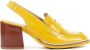 PERTINI Slingbacks Dames 32578 Maat: 39 5 Materiaal: Leer Kleur: Geel - Thumbnail 2