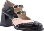 Pertini Klassieke Mary Jane Pump Schoenen Black Dames - Thumbnail 1