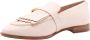 Pertini Klassieke Leren Mocassinschoenen Beige Dames - Thumbnail 13