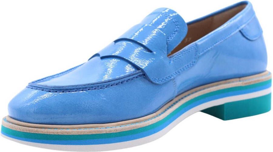 Pertini Stijlvolle Moccasin Loafers voor Vrouwen Blue Dames