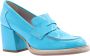 Pertini Stijlvolle Moccasin Loafers voor Vrouwen Blue Dames - Thumbnail 1