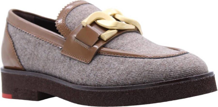 Pertini Stijlvolle Spijkenisse Loafers voor Vrouwen Beige Dames