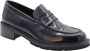 Pertini Elegante Naaldwijk Mocassin Loafers Black Dames - Thumbnail 10