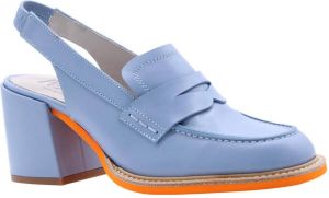 Pertini Peep Toe Peep Heel Blauw Dames