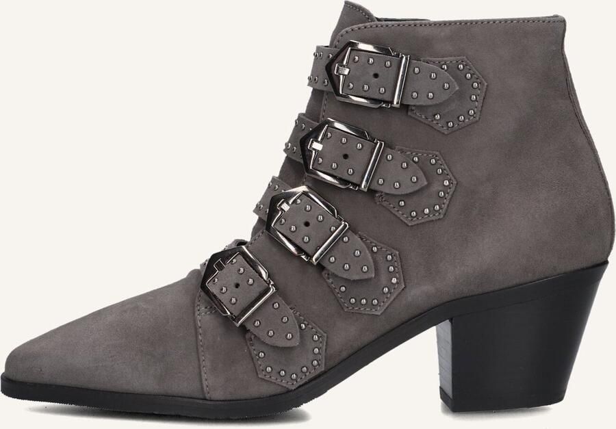 PERTINI Enkellaarsjes Dames 12368 Maat: 35 Materiaal: Suède Kleur: Grijs - Foto 2