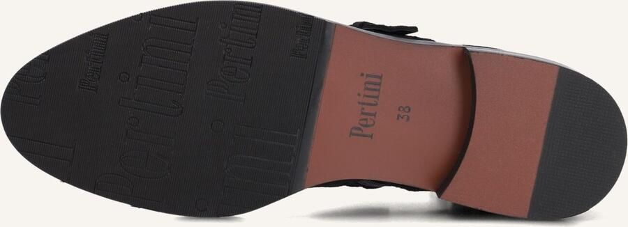 PERTINI Enkellaarsjes Dames 13476 Maat: 41 Materiaal: Suède Kleur: Zwart - Foto 2